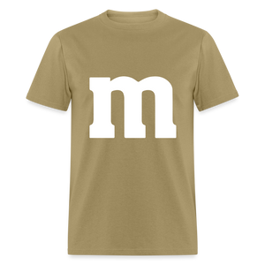 M&M T-Shirt- Just For Fun - khaki