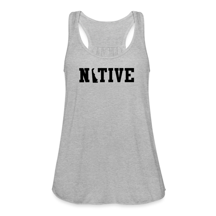 Native Women's Flowy Tank Top - heather gray