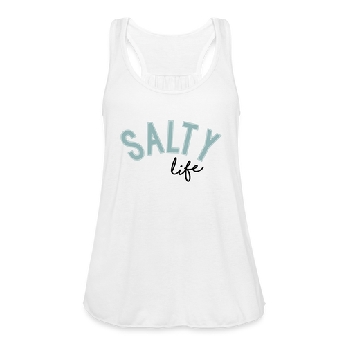 Salty Life Tank Top - white