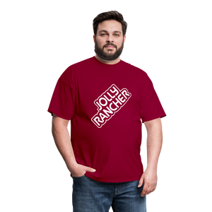 Jolly Rancher T-Shirt- Just For Fun - dark red