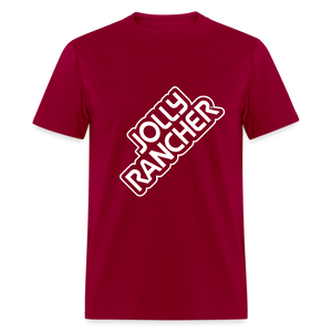 Jolly Rancher T-Shirt- Just For Fun - dark red