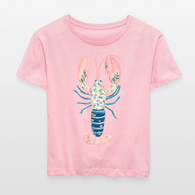 Load image into Gallery viewer, Boho Lobster Women’s Relaxed Organic T-Shirt - pale pink
