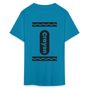 Crasyon Shirt- Just For Fun - turquoise