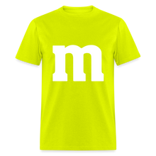 Load image into Gallery viewer, M&amp;M T-Shirt- Just For Fun - safety green
