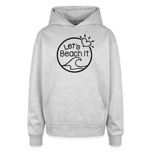 Load image into Gallery viewer, Beach Kind Oversized Hooded Sweatshirt - heather grey
