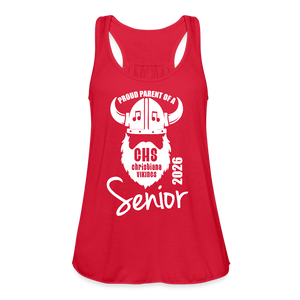 Women's Flowy Tank Top by Bella - red