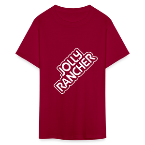 Jolly Rancher T-Shirt- Just For Fun - dark red