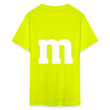 Load image into Gallery viewer, M&amp;M T-Shirt- Just For Fun - safety green
