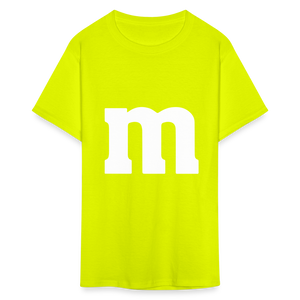 M&M T-Shirt- Just For Fun - safety green