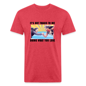 Doing What You Love (Point Break) Men's T-Shirt- Just For Fun - heather red