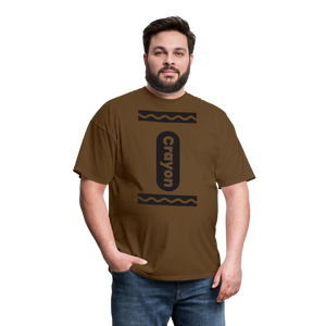 Crasyon Shirt- Just For Fun - brown