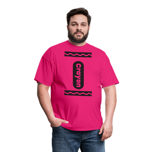 Crasyon Shirt- Just For Fun - fuchsia