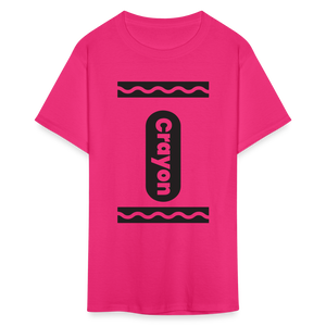 Crasyon Shirt- Just For Fun - fuchsia