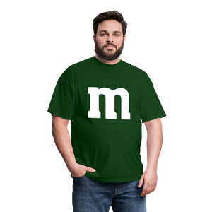 M&M T-Shirt- Just For Fun - forest green