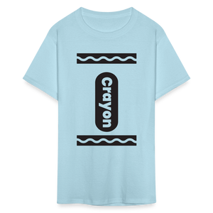 Crasyon Shirt- Just For Fun - powder blue