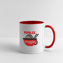 Load image into Gallery viewer, Contrast Coffee Mug - white/red
