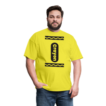 Load image into Gallery viewer, Crasyon Shirt- Just For Fun - yellow
