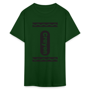 Crasyon Shirt- Just For Fun - forest green