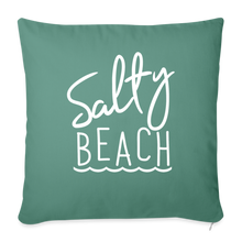 Load image into Gallery viewer, Salty Beach Throw Pillow Cover 18 x 18 - cypress green
