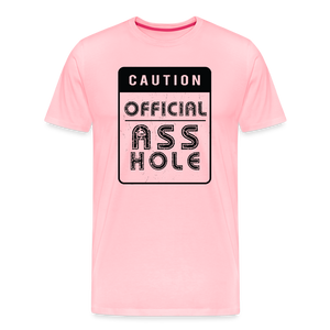 Official Asshole Men's Premium T-Shirt - pink