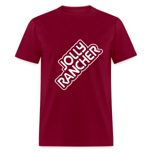 Jolly Rancher T-Shirt- Just For Fun - burgundy