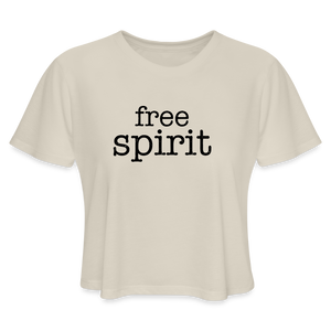Free Spirit Women's Cropped T-Shirt - dust