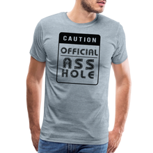Load image into Gallery viewer, Official Asshole Men&#39;s Premium T-Shirt - heather ice blue
