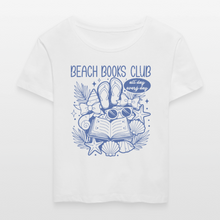 Load image into Gallery viewer, Beach Book Club Women’s Relaxed Organic T-Shirt - white
