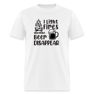 I Make Beer Disappear Classic T-Shirt - white