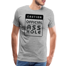 Load image into Gallery viewer, Official Asshole Men&#39;s Premium T-Shirt - heather gray
