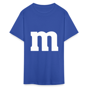 M&M T-Shirt- Just For Fun - royal blue