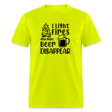 Load image into Gallery viewer, I Make Beer Disappear Classic T-Shirt - safety green
