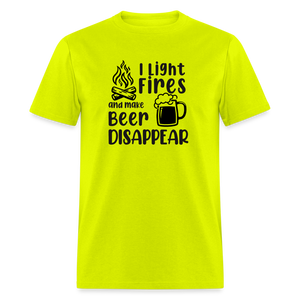 I Make Beer Disappear Classic T-Shirt - safety green