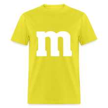 Load image into Gallery viewer, M&amp;M T-Shirt- Just For Fun - yellow
