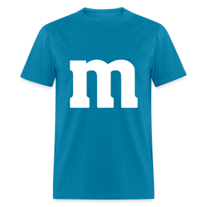 M&M T-Shirt- Just For Fun - turquoise