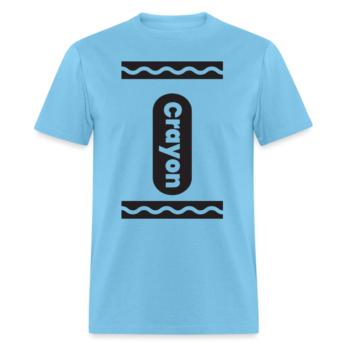 Crasyon Shirt- Just For Fun - aquatic blue