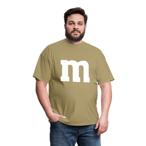 M&M T-Shirt- Just For Fun - khaki