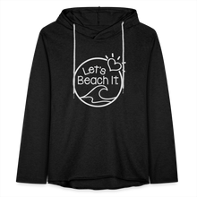 Load image into Gallery viewer, Unisex Lightweight Terry Hoodie - charcoal grey
