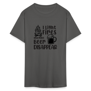 I Make Beer Disappear Classic T-Shirt - charcoal