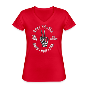 Rocking CHS Women's V-Neck T-Shirt - red