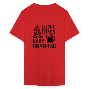 I Make Beer Disappear Classic T-Shirt - red