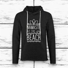 Load image into Gallery viewer, Namaste At The Beach Unisex Lightweight Terry Hoodie
