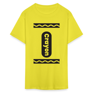 Crasyon Shirt- Just For Fun - yellow