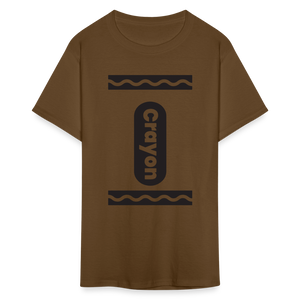 Crasyon Shirt- Just For Fun - brown