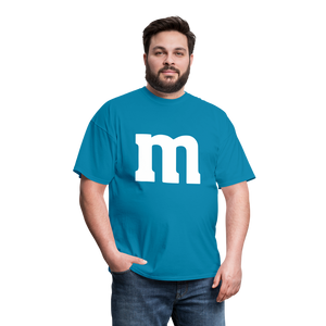 M&M T-Shirt- Just For Fun - turquoise