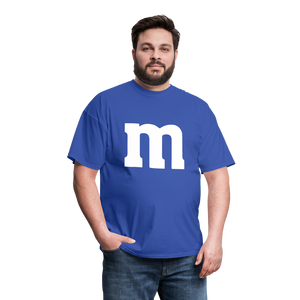 M&M T-Shirt- Just For Fun - royal blue