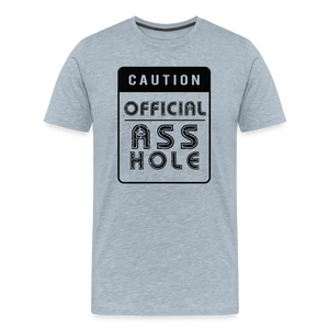 Official Asshole Men's Premium T-Shirt - heather ice blue