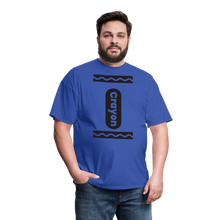 Load image into Gallery viewer, Crasyon Shirt- Just For Fun - royal blue
