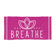 Load image into Gallery viewer, Breath Large Beach Towel Pink
