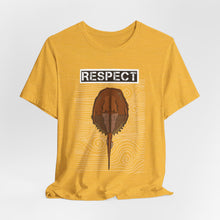 Load image into Gallery viewer, Respect The Horseshoe Crab Unisex Jersey Short Sleeve Tee
